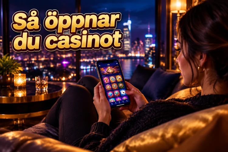 Så öppnar du casinot