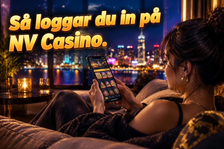 Så loggar du in på NV Casino